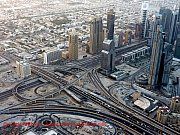 Dubai, strassenkreuzung