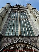 Leiden, hooglandse-kerk-naheaufnahme