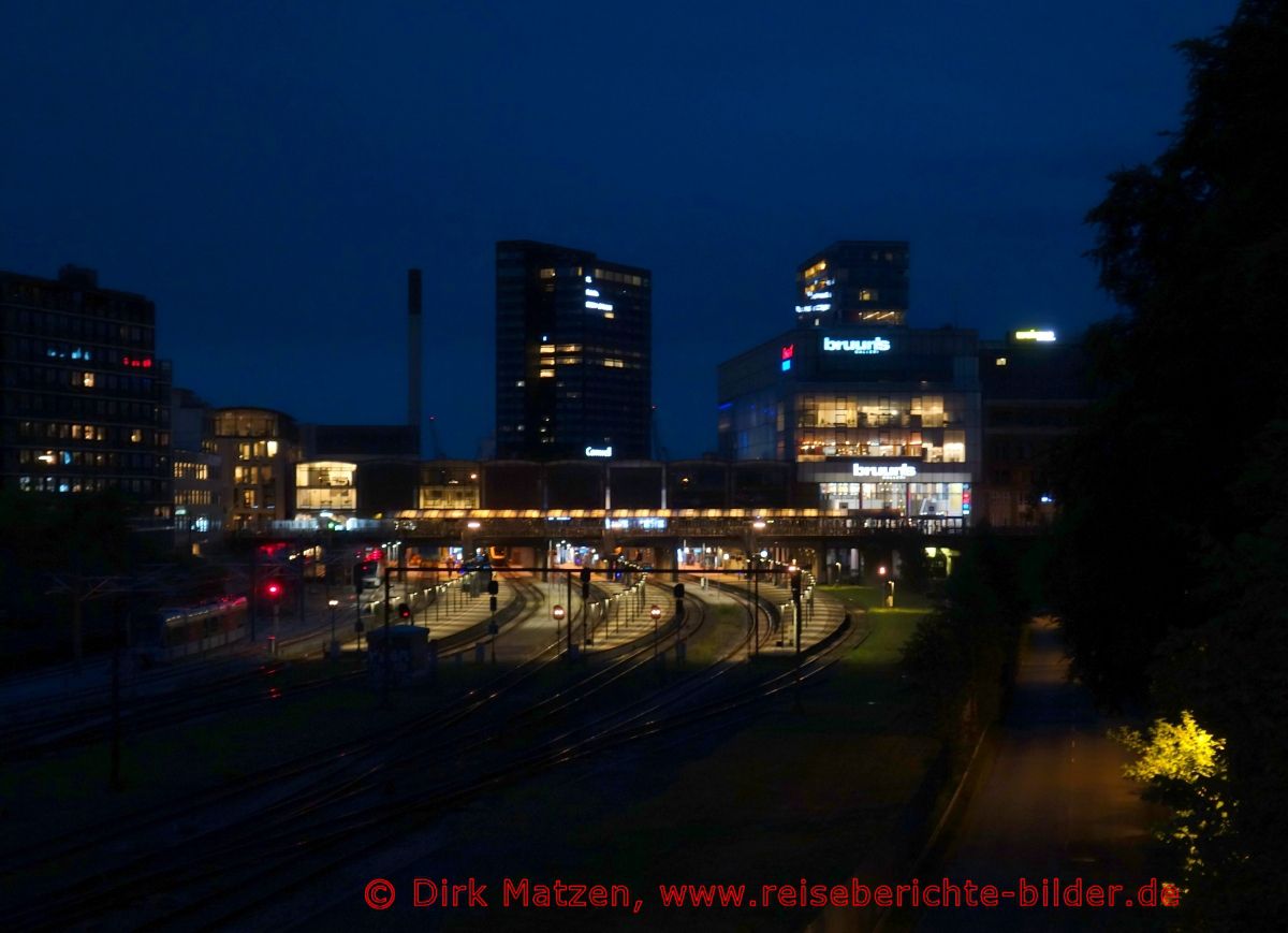 Aarhus, Bahnhof Bahnsteige