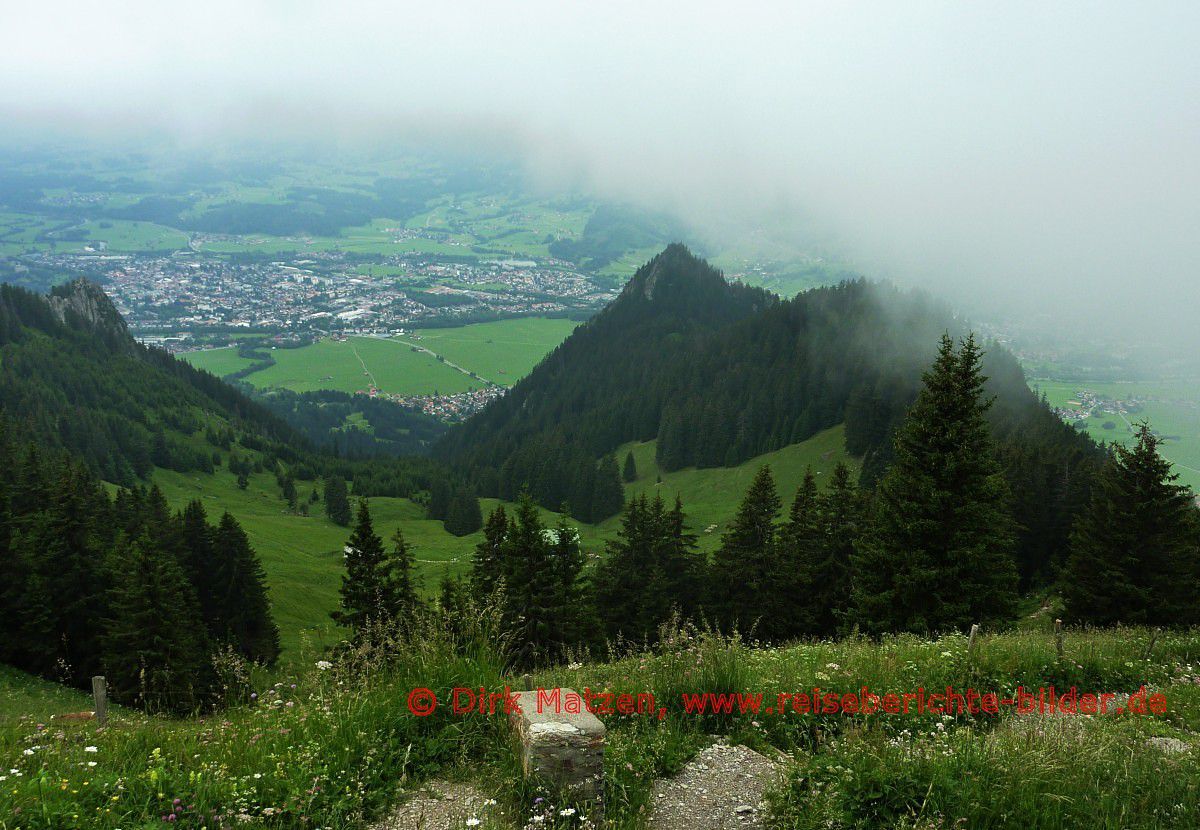 Oberallgu, Grnten, Blick auf Sonthofen