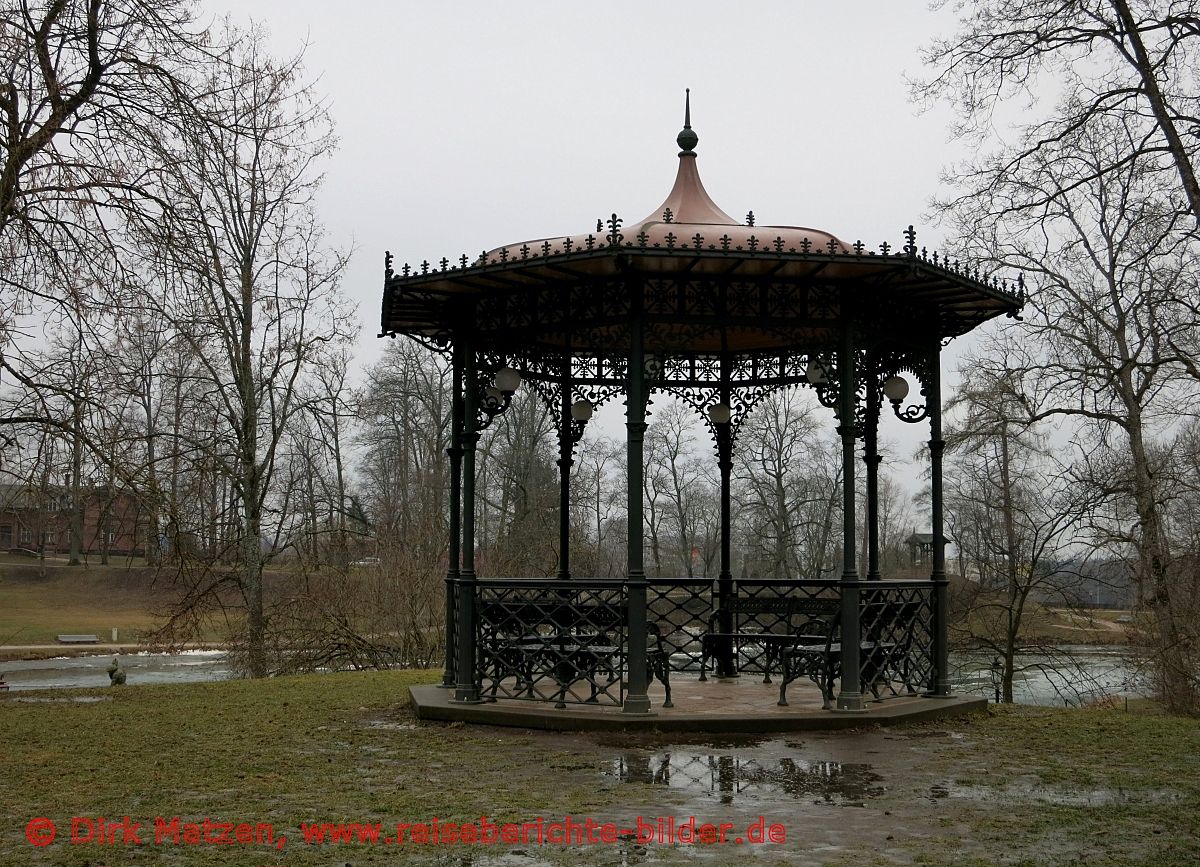 Cesis, Pavillon im Schlosspark