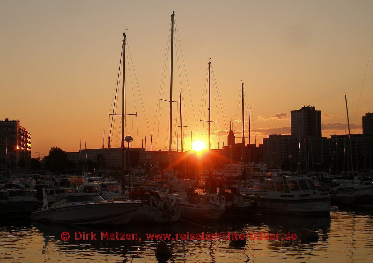 Helsinki, Sonnenuntergang