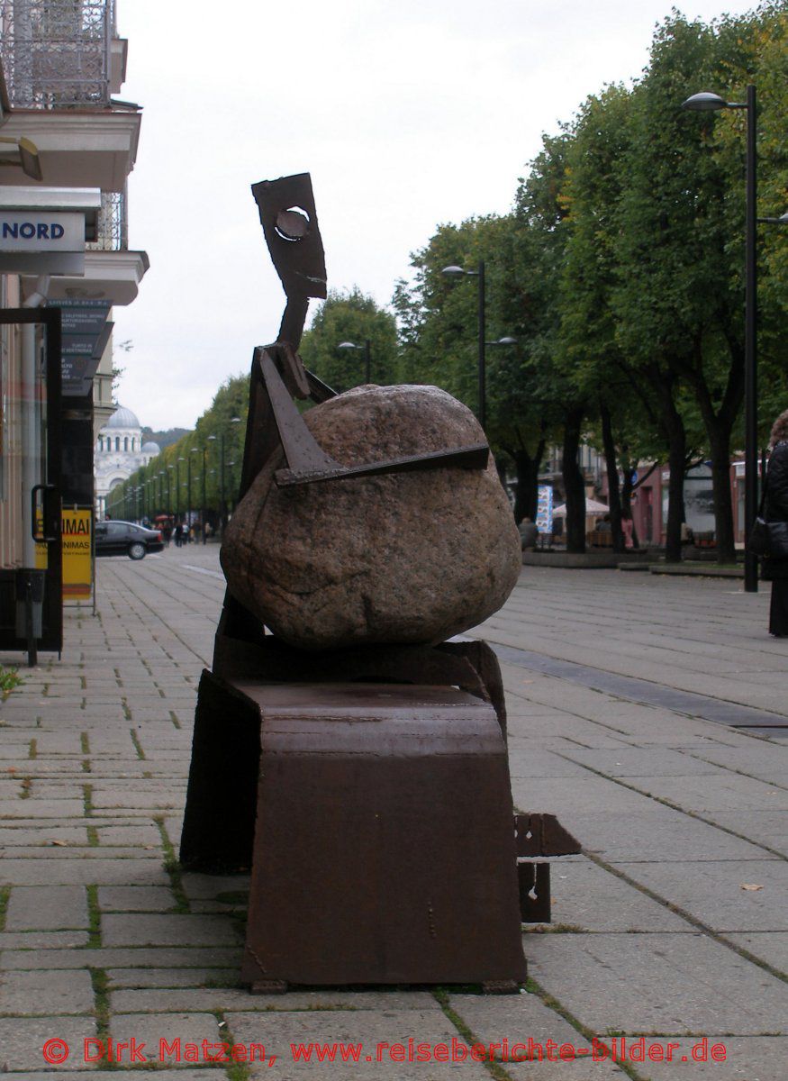 Kaunas, Statue Fussgängerzone