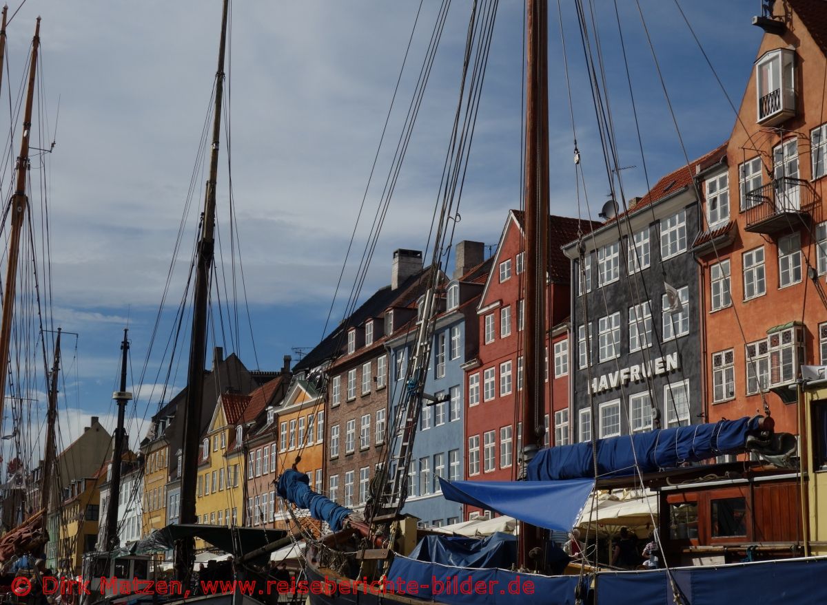 Kopenhagen, Boote im Nyhavn