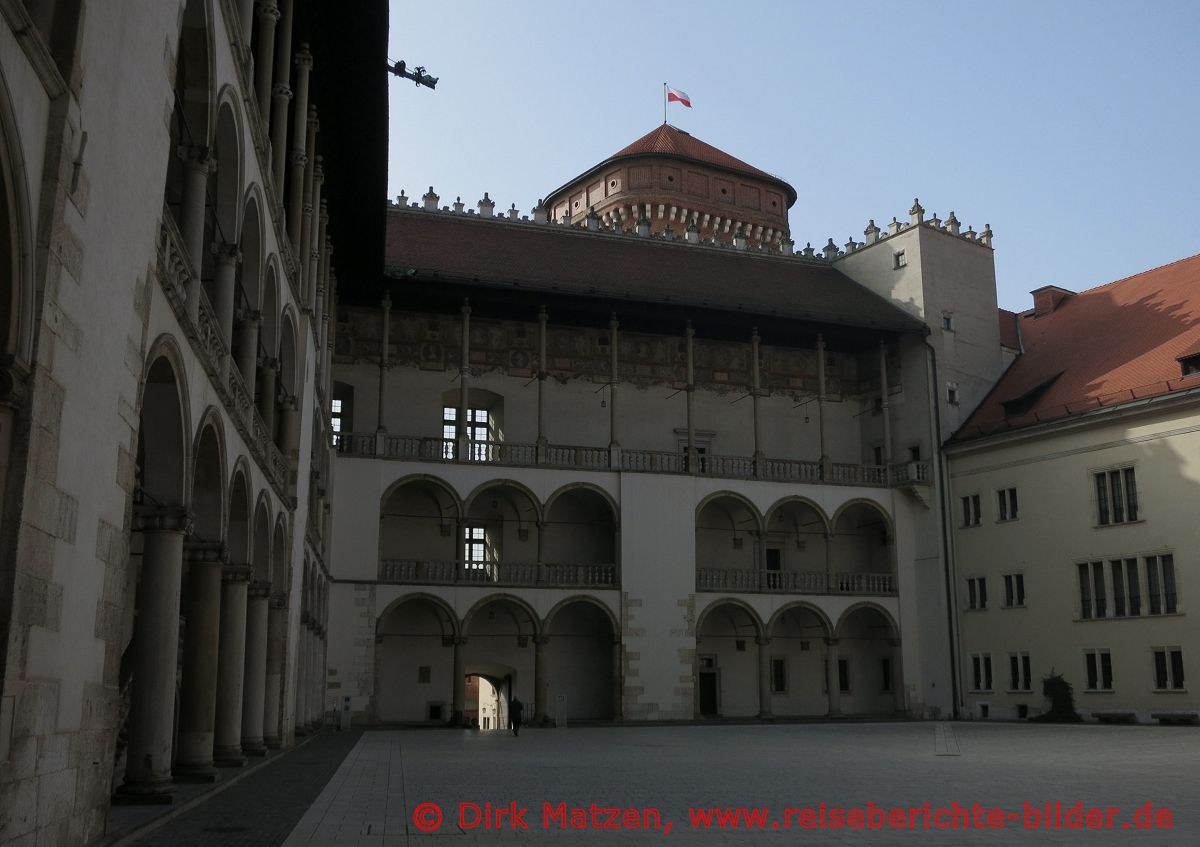 Krakau, Wawel Schloss-Innenhof