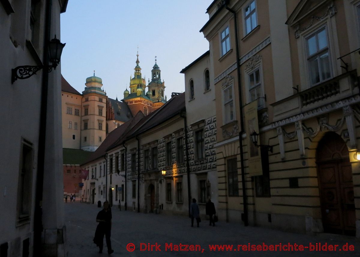 Krakau, Altstadt, Blick zum Wawel