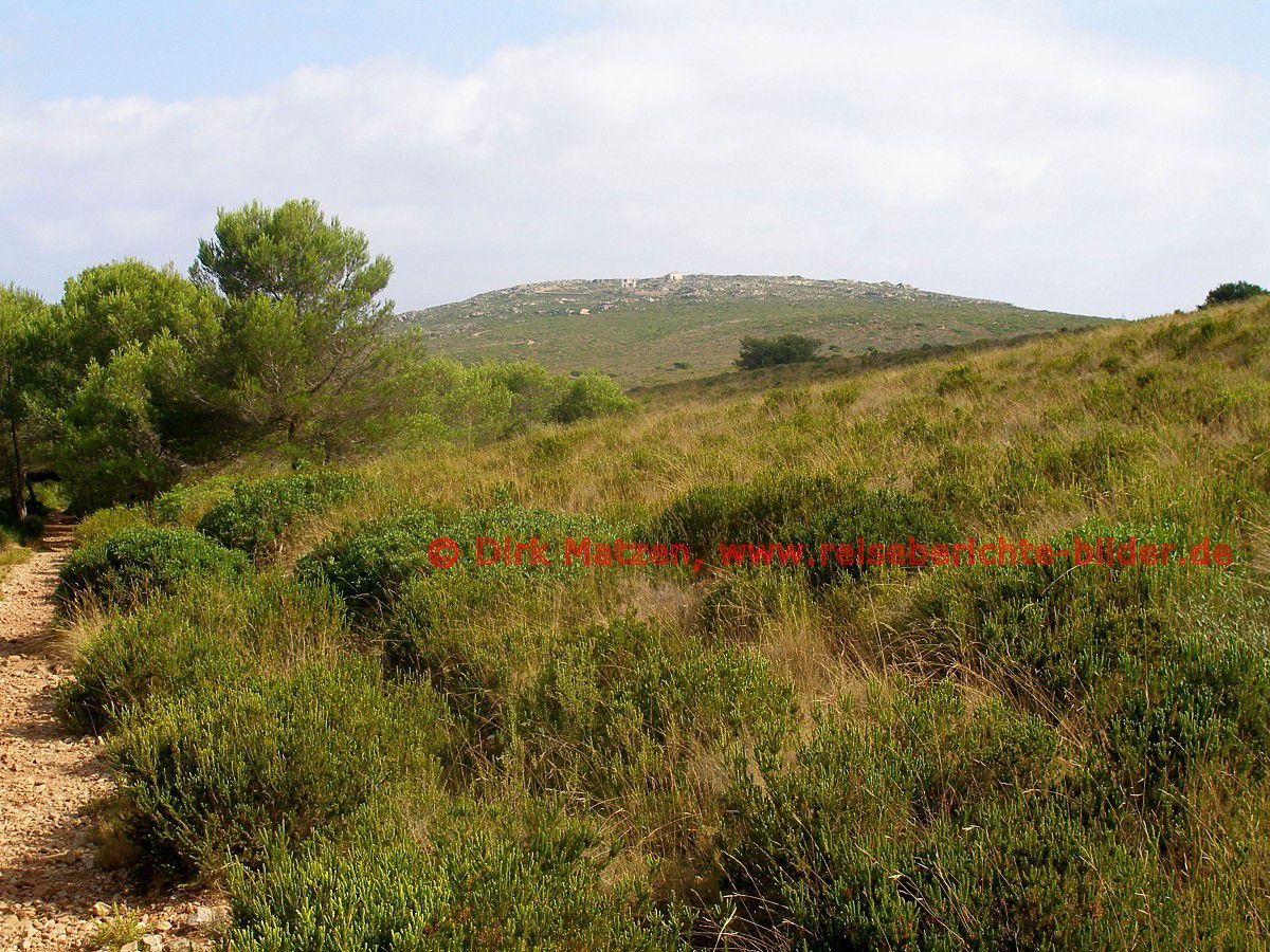 Menorca, Blick zur Festung