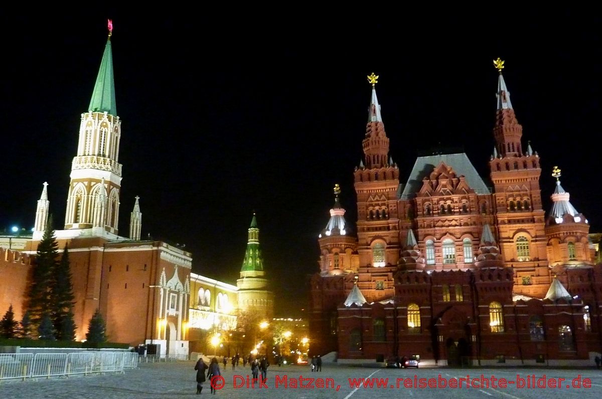 Moskau, Roter Platz nachts