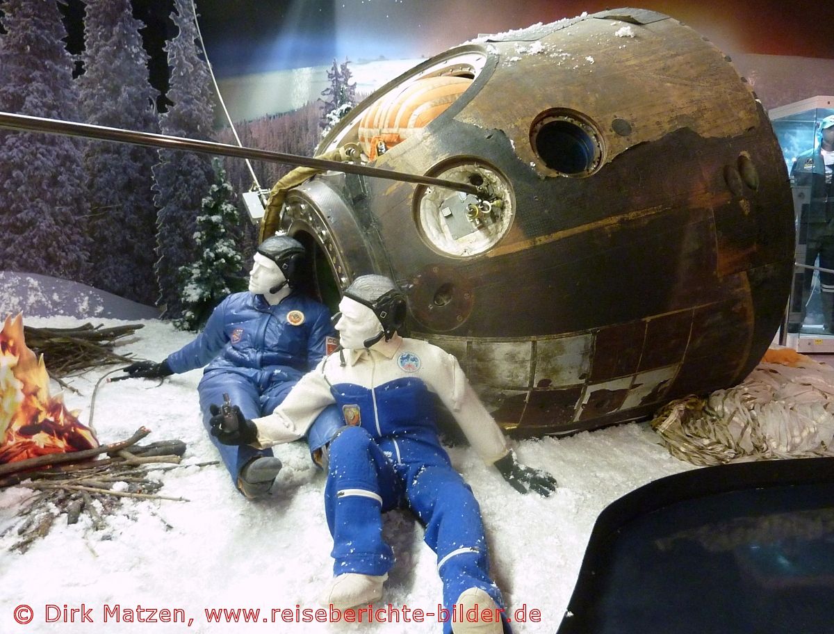 Moskau, Weltraummuseum Raumkapsel