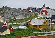 Nuuk, kolonialhafen-gebaeude