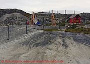 Nuuk, spielplatz-felsen