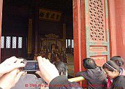Peking, kaiserpalast-thron