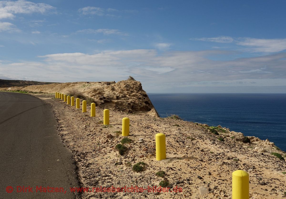 Porto Santo, Strassensicherung