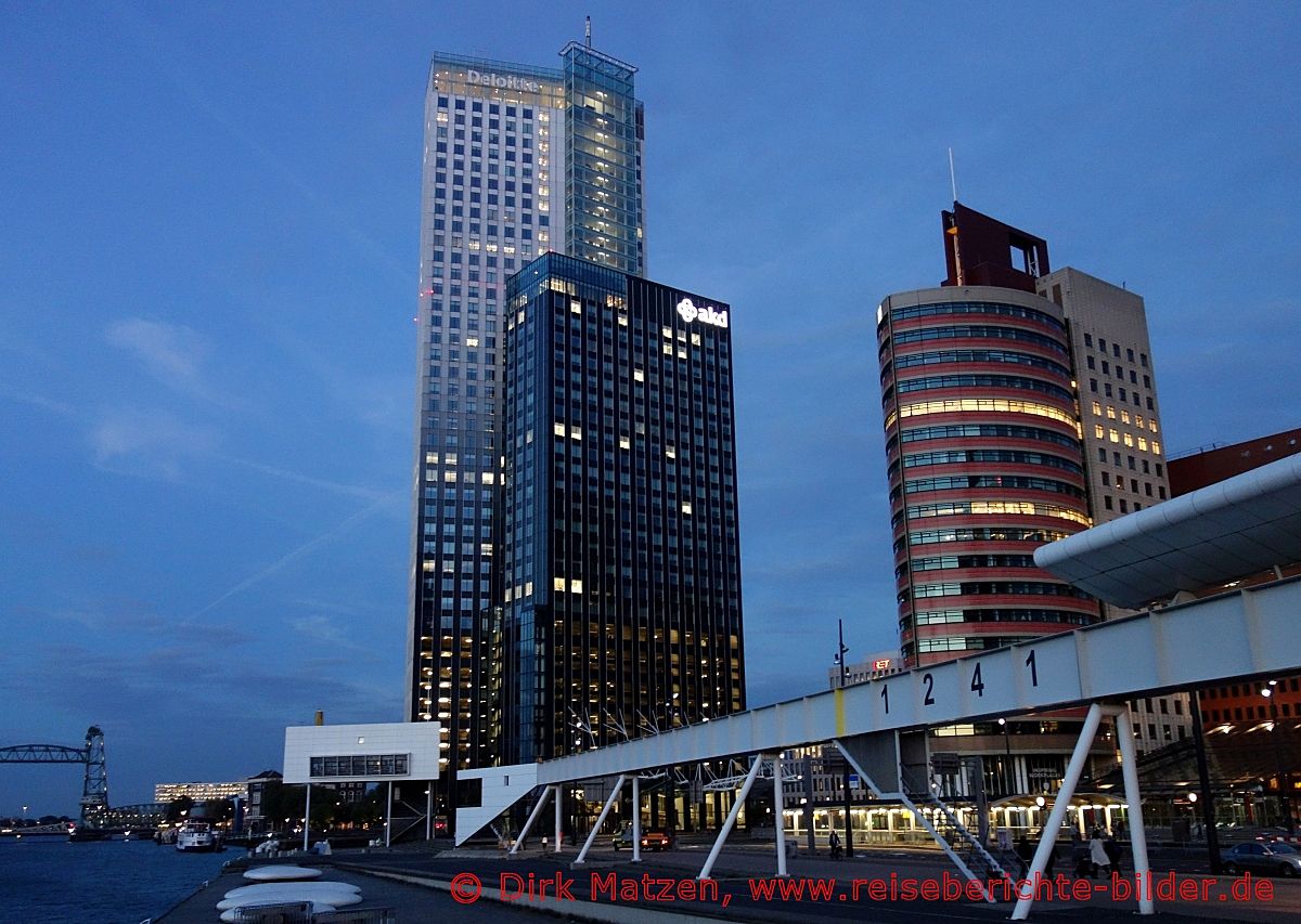 Rotterdam, Hochhuser auf dem Kop van Zuid