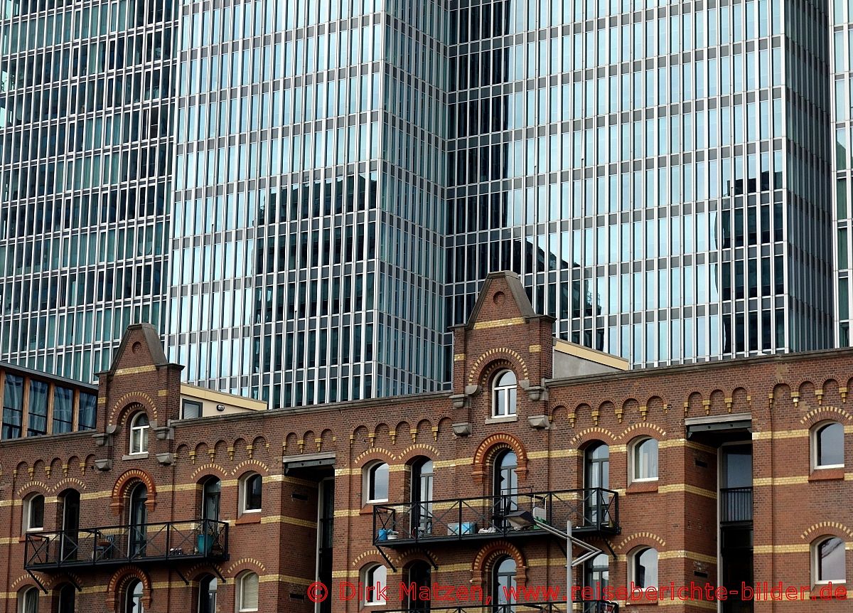 Rotterdam, Altbau vor Hochhaus