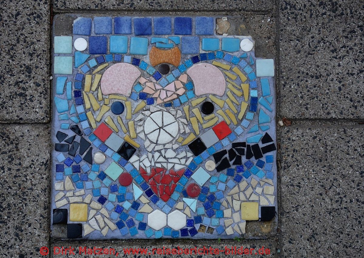 Rotterdam, Mosaik Vijverhofstraat