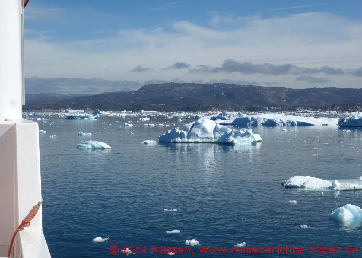 Sarfaq Ittuk, Eisberge vor Ilulissat