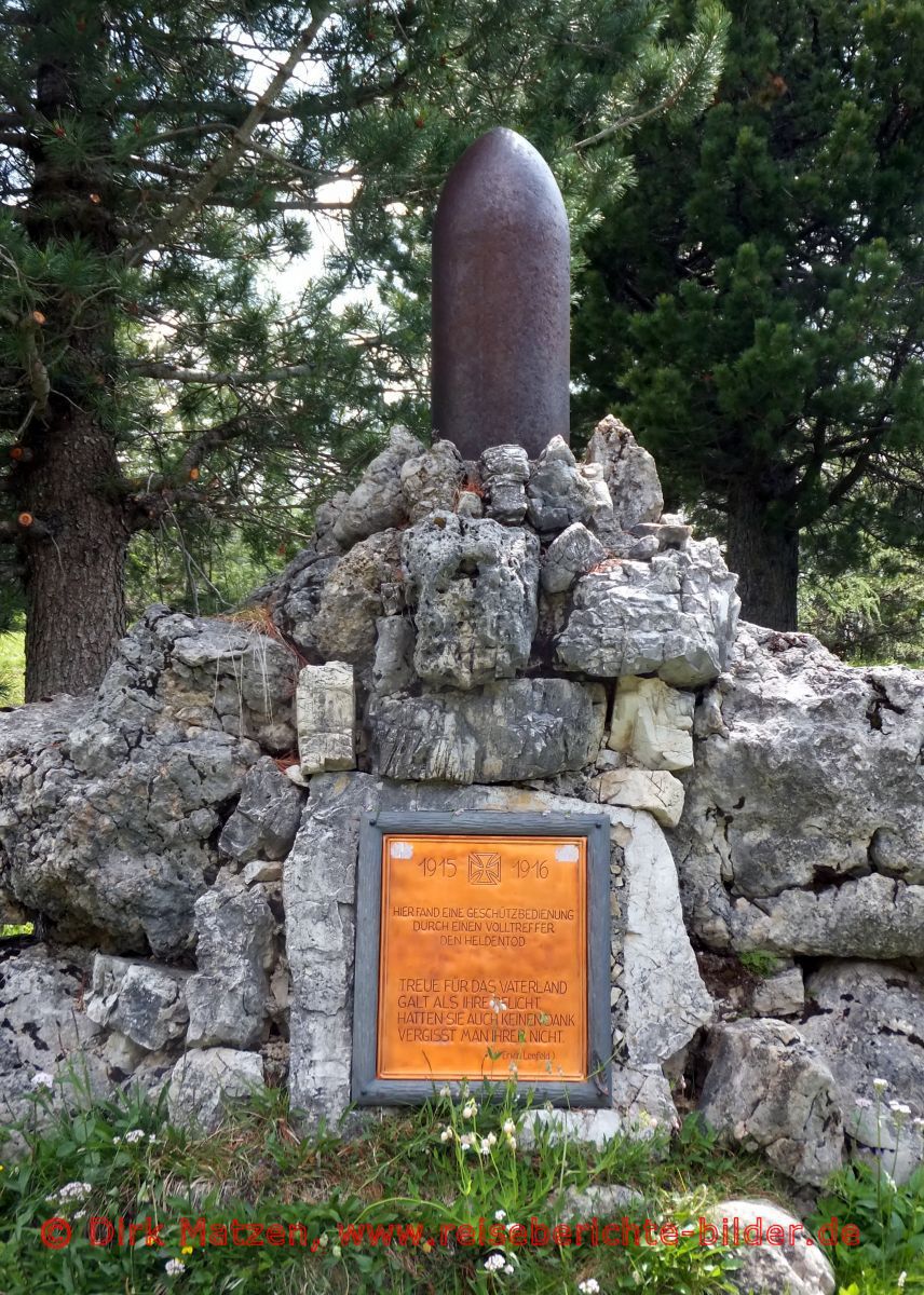 Sdtirol, Denkmal Alpenkrieg