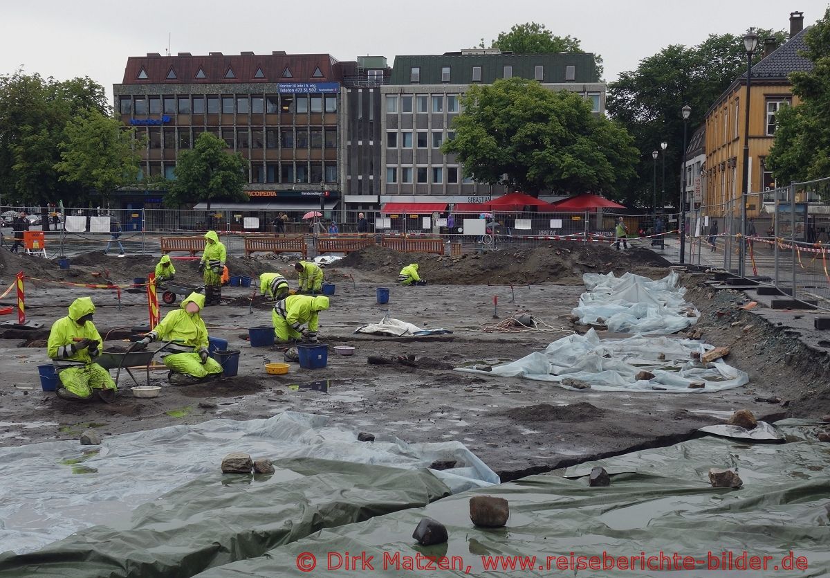 Trondheim, archologische Grabungen